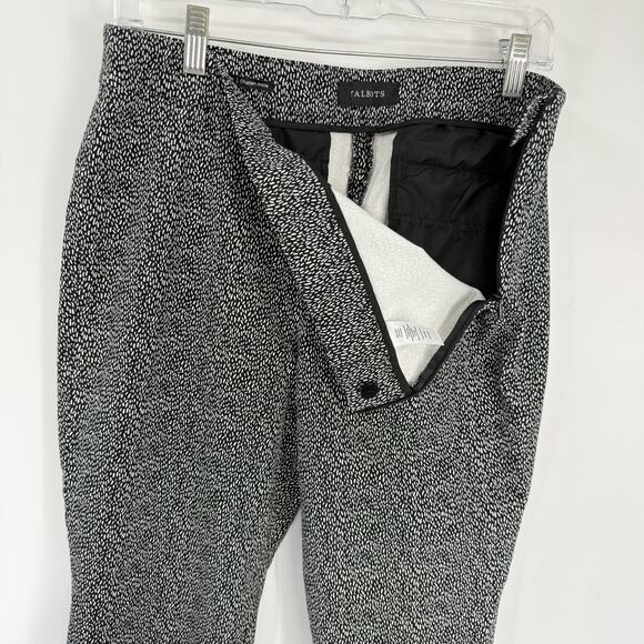 Talbots Chatham Ankle Pants size 12p Slim fit Side zip Black Patterned 24" Insea - Picture 5 of 10